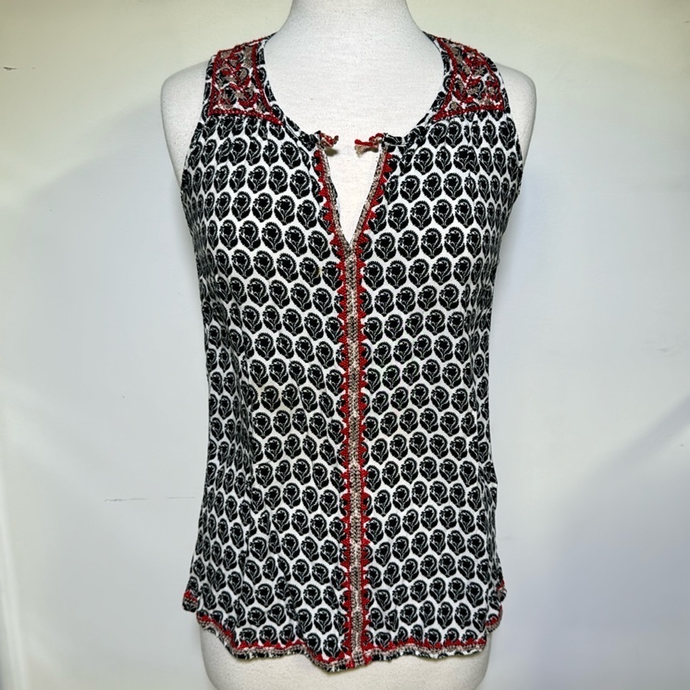 Solitaire Woman’s Pullover Boho Top Size M